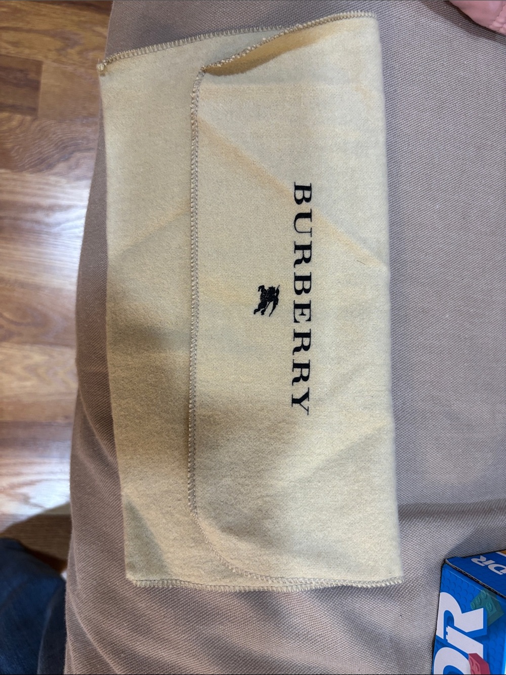 Burberry Beige Logo Toiletry Pouch